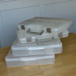 Clear Storage Organizer with Handles